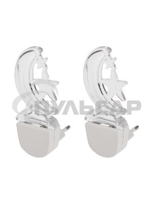 Комплект (2шт./уп.) Ночник светодиодный ЛУННАЯ НОЧЬ BLUE (питание от сети AC 230 В/50 Гц)