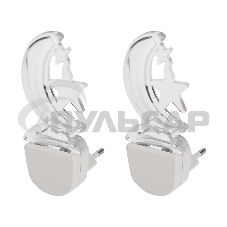 Комплект (2шт./уп.) Ночник светодиодный ЛУННАЯ НОЧЬ BLUE (питание от сети AC 230 В/50 Гц) Комплект (2шт./уп.) Ночник светодиодный ЛУННАЯ НОЧЬ BLUE (питание от сети AC 230 В/50 Гц)