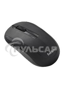 Мышь беспроводная ExeGate Professional Standard SR-9021 черный, 1200 dpi, радиоканал, USB, кнопки - 3