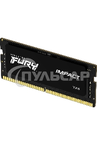 Оперативная память Kingston Fury Impact, DDR5, 8Gb (1x8Gb), 4800MHz, CL38 SO-DIMM
