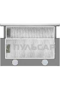 Вытяжка телескопическая HOMSair Flat 50 нержавеющая сталь, 50 см, 520 куб. м/ч, 47 дБ