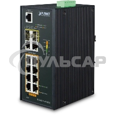 Индустриальный PoE коммутатор IGS-4215-8P2T2S для монтажа в DIN-рейку IP30 Industrial L2/L4 8-Port 10/100/1000T 802.3at PoE + 2-Port 10/100/100T + 2-Port 100/1000X SFP Managed Switch (-40~75 degrees C), dual redundant power input on 48~56VDC terminal bloc Индустриальный PoE коммутатор IGS-4215-8P2T2S для монтажа в DIN-рейку IP30 Industrial L2/L4 8-Port 10/100/1000T 802.3at PoE + 2-Port 10/100/100T + 2-Port 100/1000X SFP Managed Switch (-40~75 degrees C), dual redundant power input on 48~56VDC terminal bloc
