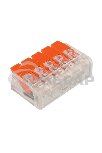 Универсальная компактная клемма, 5-проводная до 4,0 мм² (40 шт./уп.) Rexant