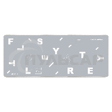 Коврик для мыши A4Tech FStyler FP75 серый/белый 750x300x2мм