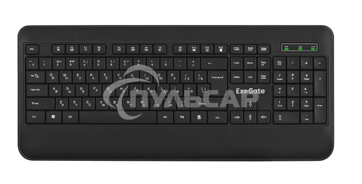 Клавиатура проводная ExeGate Professional Standard LY-E5500M, USB, черный