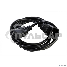 Шнур питания Rem R-16-CORD-C19-S-1.8 C19-Schuko проводник.:3x1.5мм2 1.8м 250В 16А (упак.:1шт) черный