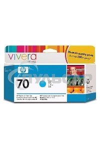 Картридж струйный HP №70 C9452A голубой для HP DJ Z2100/Z3100 (130мл)