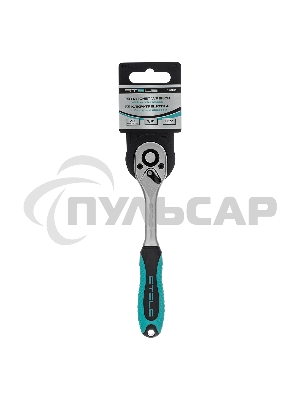 Ключ трещотка 1/4, 72 зуба, с быстрым сбросом. СrV Stels