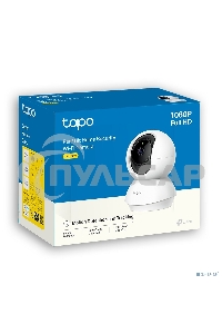 Камера 1080P indoor IP camera, 360° horizontal and 114° vertical range, Night Vision, Motion Detection, 2-way Audio, support 128G MicroSD card