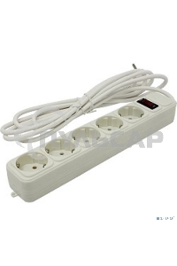 Сетевой фильтр Exegate SP-5-3W (5 розеток, 3м, евровилка, белый)