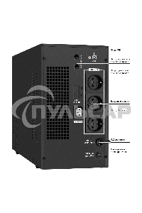Источник бесперебойного питания (инвертор, синус, для котла) ExeGate SineTower SN-3000.LCD.AVR.3SH.1C13.RJ.USB 3000VA/2400W, чистая синусоида, LCD дисплей, AVR, 3*Schuko+1*C13, RJ45/11, USB, линейно-интерактивный, черный
