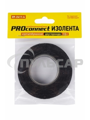 Изолента ХБ PROconnect 18 х 0,35 мм, (ролик 16,4 м/110 г) (2-ПОЛ)