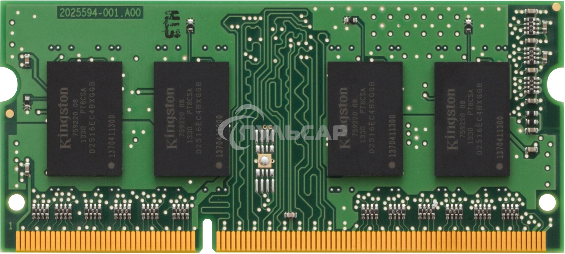 Оперативная память Kingston ValueRAM, DDR3, 4Gb (1x4Gb), 1600MHz, CL11, SO-DIMM