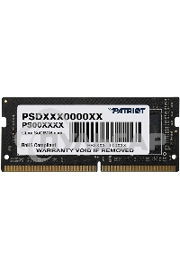 Оперативная память Patriot Signature, DDR4, 16Gb (1x16 Gb), 2400 MHz, CL17, SO-DIMM