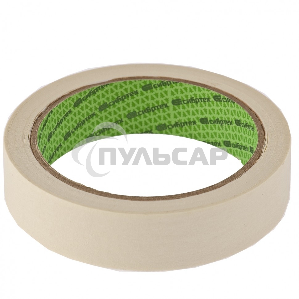 Лента малярная, 17 мм х 25 м, на бумажной основе Россия Сибртех
