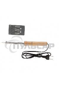 Паяльник с ручкой из дерева, 60 Вт, 220 В SPARTA 913103