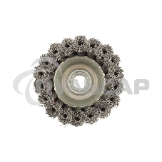 Щетка Matrix для УШМ, 75 мм, М14, Чашка, крученая проволока 0,35 мм