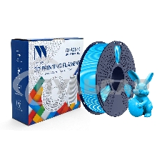 Филамент NVPRINT PETG Glow Blue для 3D печати диаметр 1.75мм длина 330 метров масса 1 кг Филамент NVPRINT PETG Glow Blue для 3D печати диаметр 1.75мм длина 330 метров масса 1 кг