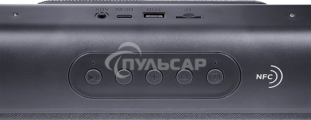 Колонка портатитвная Ural ТТ М100+ серый 6W 1.1 BT/3.5Jack/USB-C 10м 1200mAh (без.бат) (УРАЛ ТТ М100+ СЕРЫЙ)