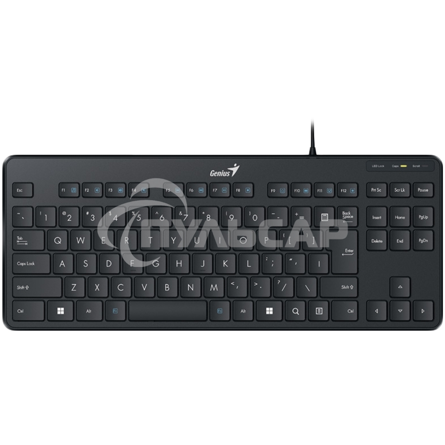 Клавиатура проводная Genius LuxeMate 110, USB, черный