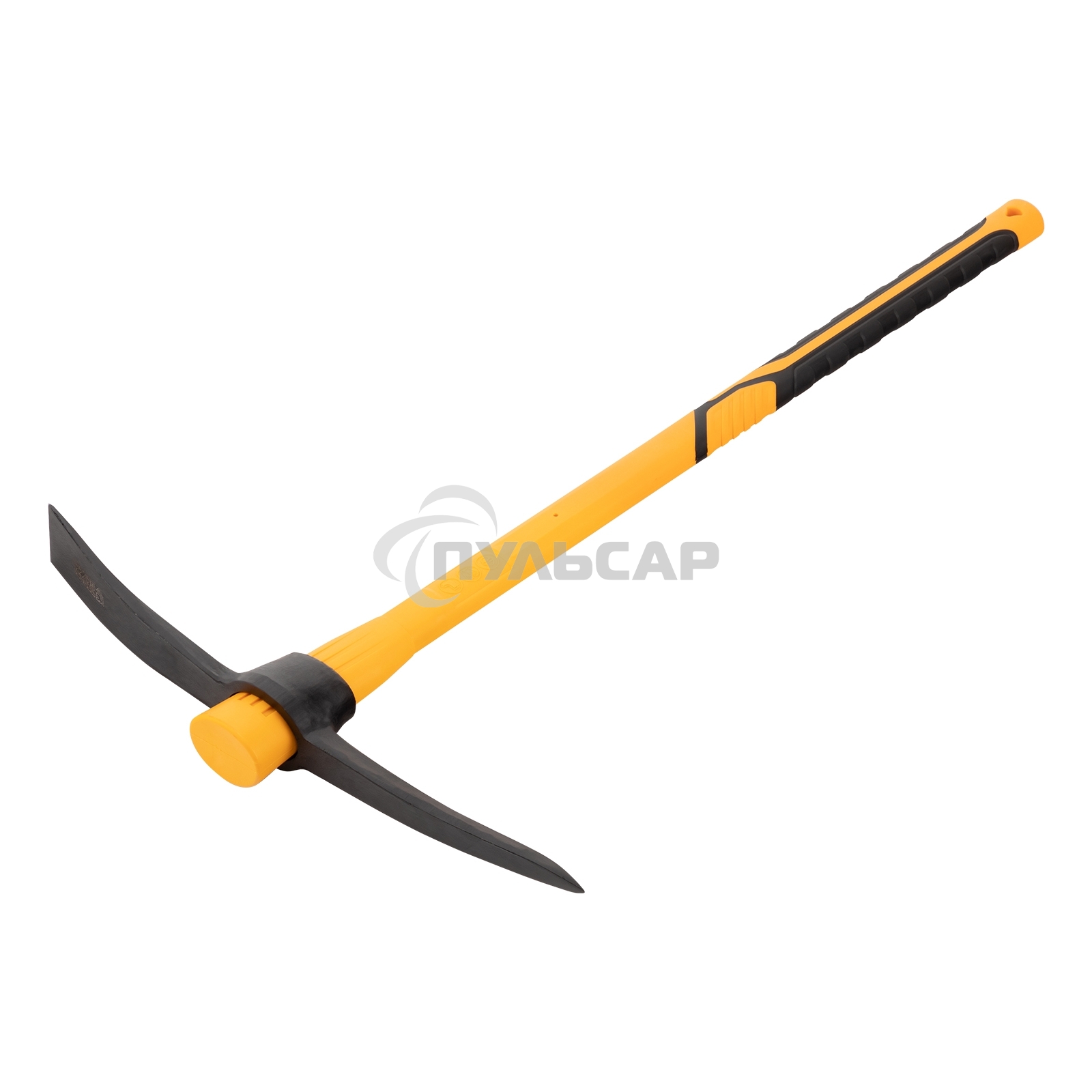 Кирка 2000 г, узкая, фиберглассовая обрезиненная рукоятка 900 мм Denzel