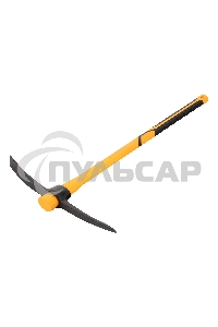 Кирка 2000 г, узкая, фиберглассовая обрезиненная рукоятка 900 мм Denzel