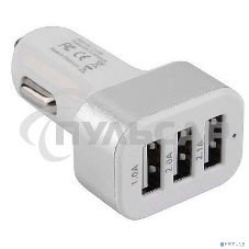 Адаптер питания Cablexpert MP3A-UC-CAR17, 12V->5V 3-USB, 2.1/2/1A
