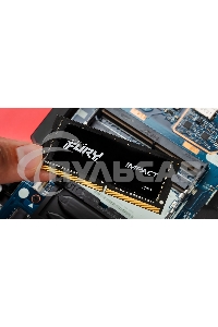 Оперативная память Kingston Fury Impact, DDR5, 8Gb (1x8Gb), 4800MHz, CL38 SO-DIMM