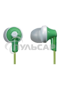 Наушники Panasonic RP-HJE118GUG зеленый 1.1м