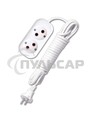 Удлинитель UNIVersal У6-011 ШВВП 2x0,75 2гн. 5м 9631913