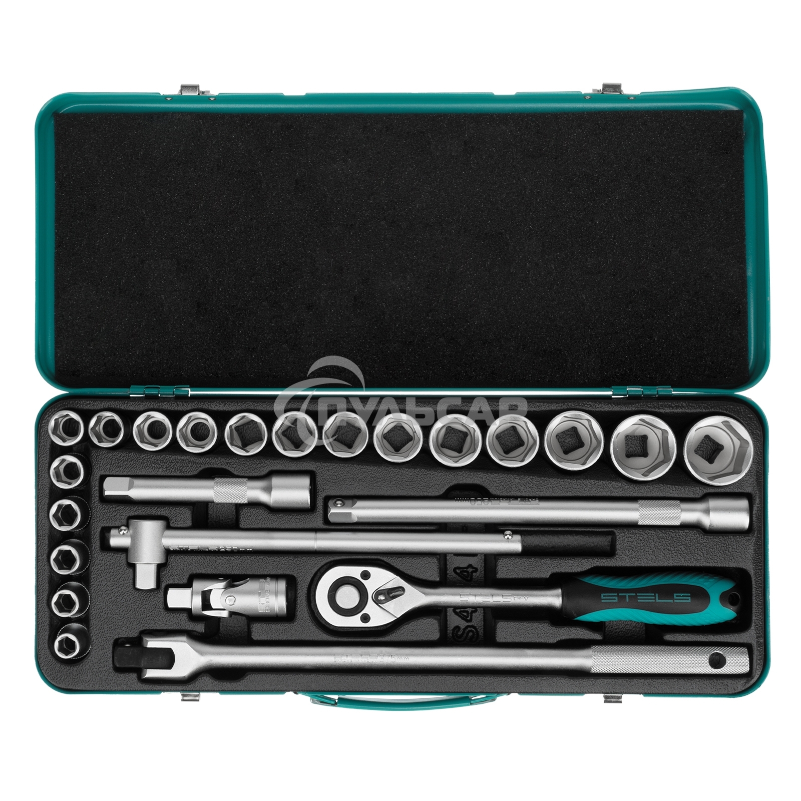 Набор торцевых головок с трещоткой 1/2