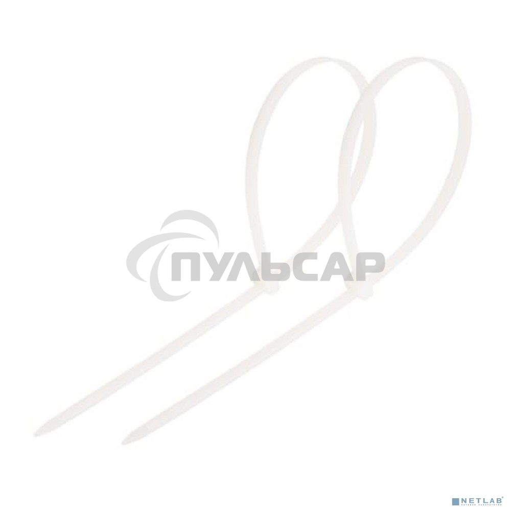 Хомут-стяжка кабельная нейлоновая Rexant 500 x4,8 мм, белая, упаковка 100 шт.