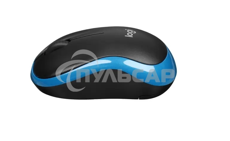 Мышь беспроводная Logitech M185 синий, 1000 dpi, радиоканал, USB, кнопки - 3
