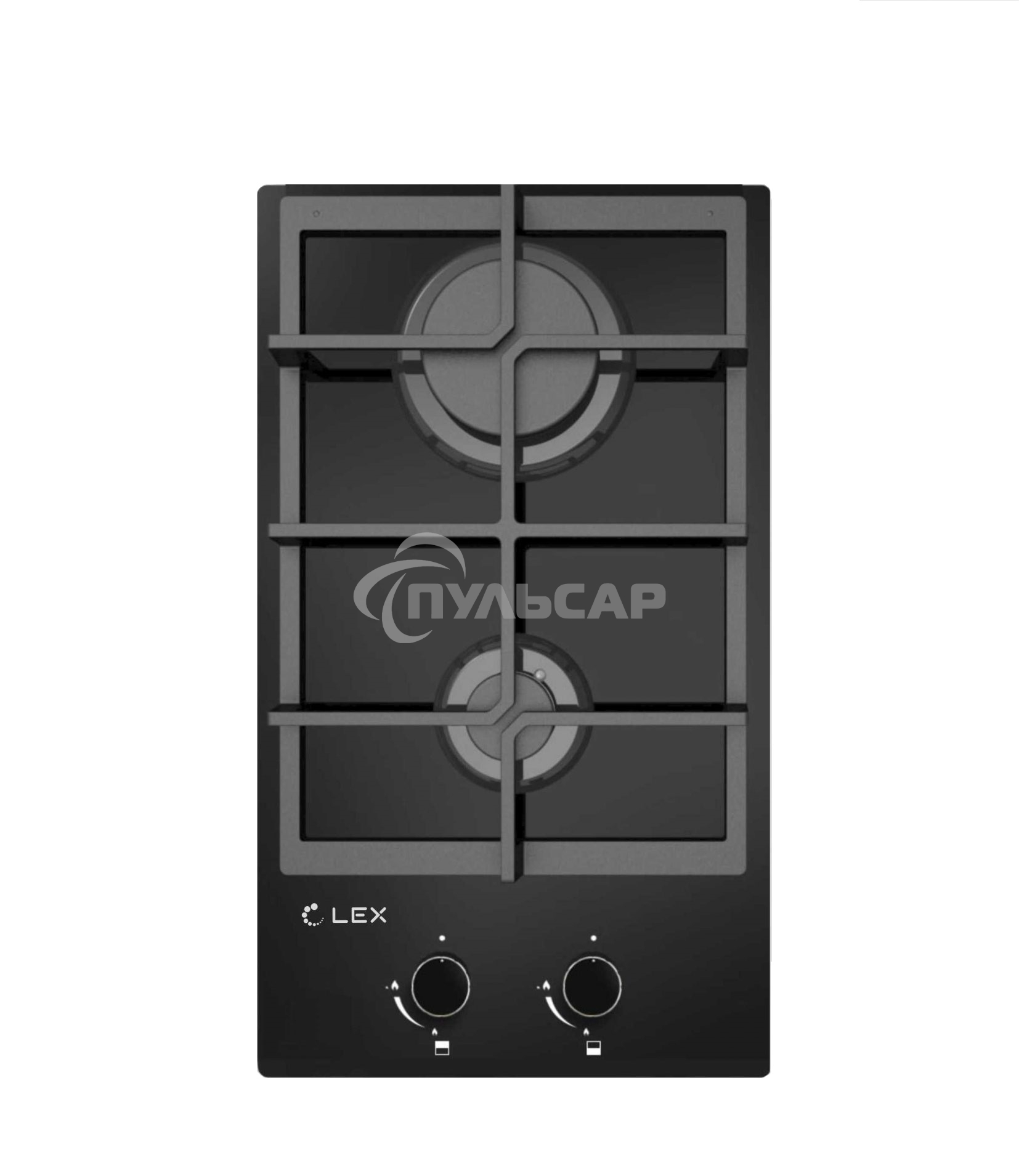 Газовая варочная панель LEX GVG 321 BL2 конфорки газ-контроль электроподжиг