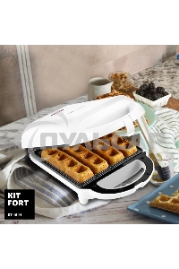 Вафельница Kitfort КТ-1641 460Вт белый