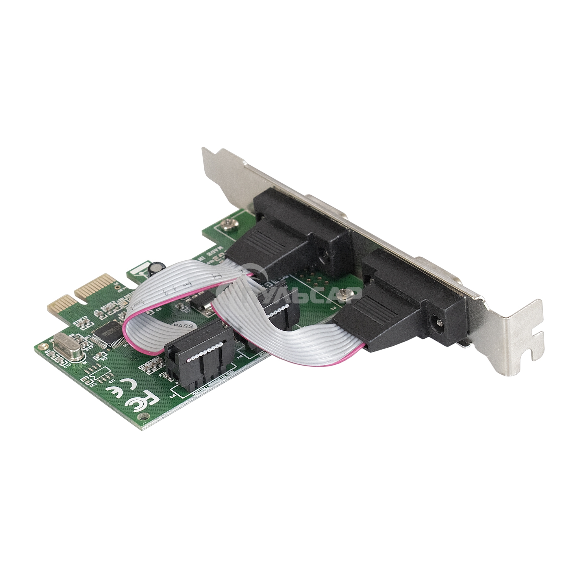 Контроллер ExeGate EXE-307 PCI-E, 2*COM port (OEM)