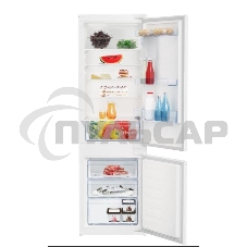 Встраиваемый холодильник Beko BCSA2750 двухкамерный белый