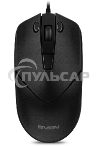 Мышь проводная SVEN RX-95 черный, 4000 dpi, USB, кнопки - 6