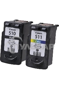 Картридж струйный PG-510/CL-511 (2970B010), для Canon PIXMA MP240/260/480, MX320/330, 3 цвета, 244 стр.