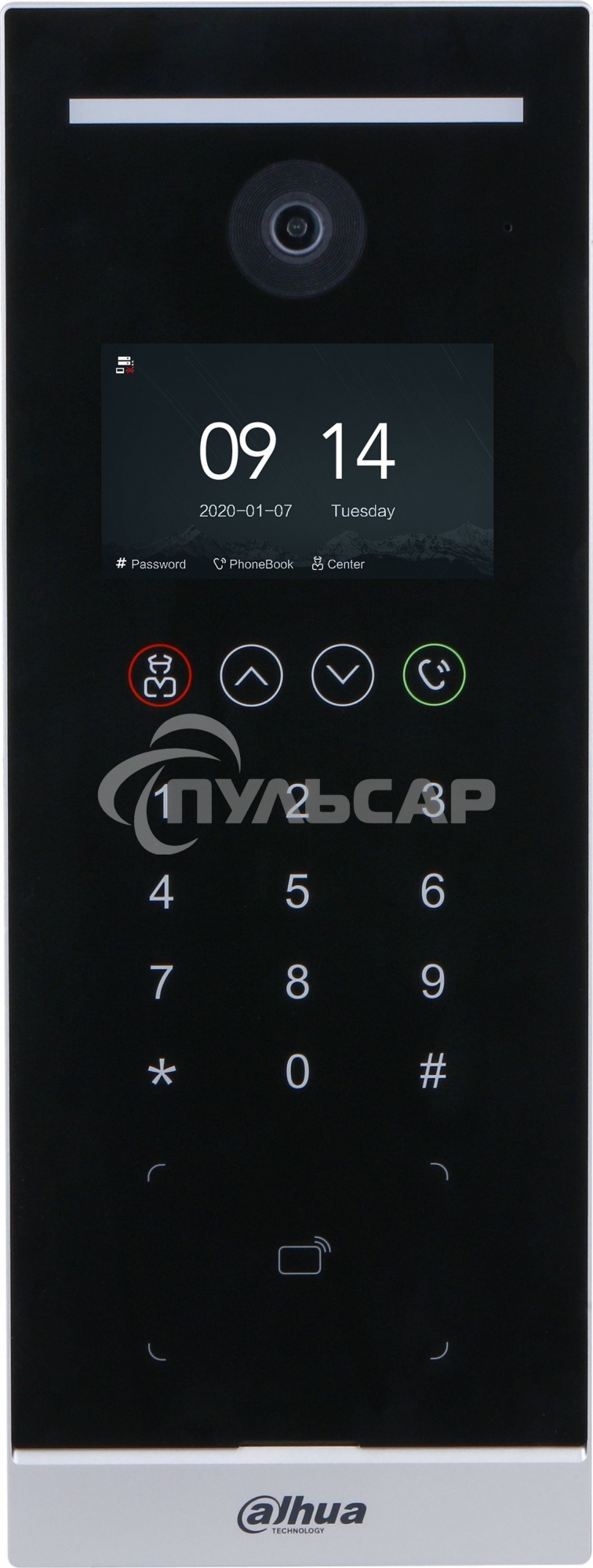 Видеопанель Dahua DHI-VTO6521H-D цветной сигнал CMOS цвет панели: черный