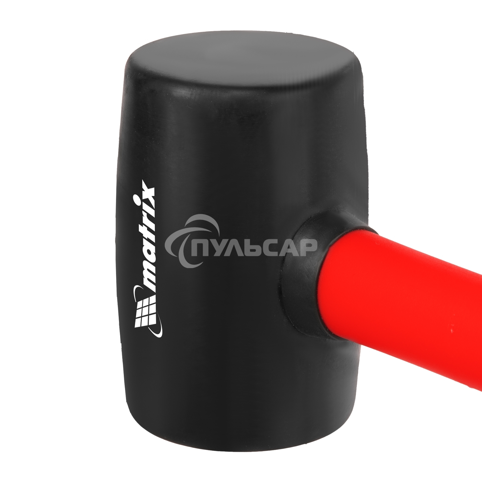 Киянка резиновая Matrix, 225 г, черная резина, фибергласовая рукоятка