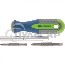 Отвертка СИБРТЕХ комбинированная SL5,0 / Ph1, SL6,0 / Ph2 Сибртех 13377 Отвертка СИБРТЕХ комбинированная SL5,0 / Ph1, SL6,0 / Ph2 Сибртех 13377