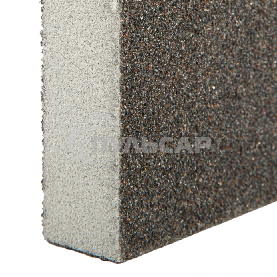 Губка для шлифования Matrix, 120 х 90 х 25 мм, трапеция, мягкая, P 60