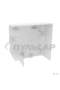 Угол плоский для кабель-канала 90х50 с разд. ДКС 09503