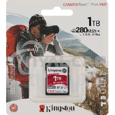 Флеш карта SDXC Kingston SDR2V6/1Tb Canvas React Plus w/o adapter 1Tb