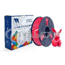 Филамент NVPRINT PETG Glow Red для 3D печати диаметр 1.75мм длина 330 метров масса 1 кг Филамент NVPRINT PETG Glow Red для 3D печати диаметр 1.75мм длина 330 метров масса 1 кг
