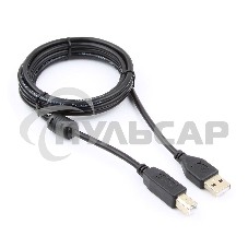 Кабель Gembird CCF-USB2-AMBM-6 USB 2.0 кабель PRO для соед. 1.8м AM/BM позол.конт., фер.кол., пакет