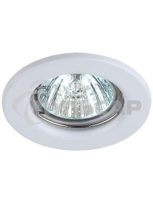 Светильник ST1 WH штампован. MR16 12В 50Вт бел. ЭРА C0043797