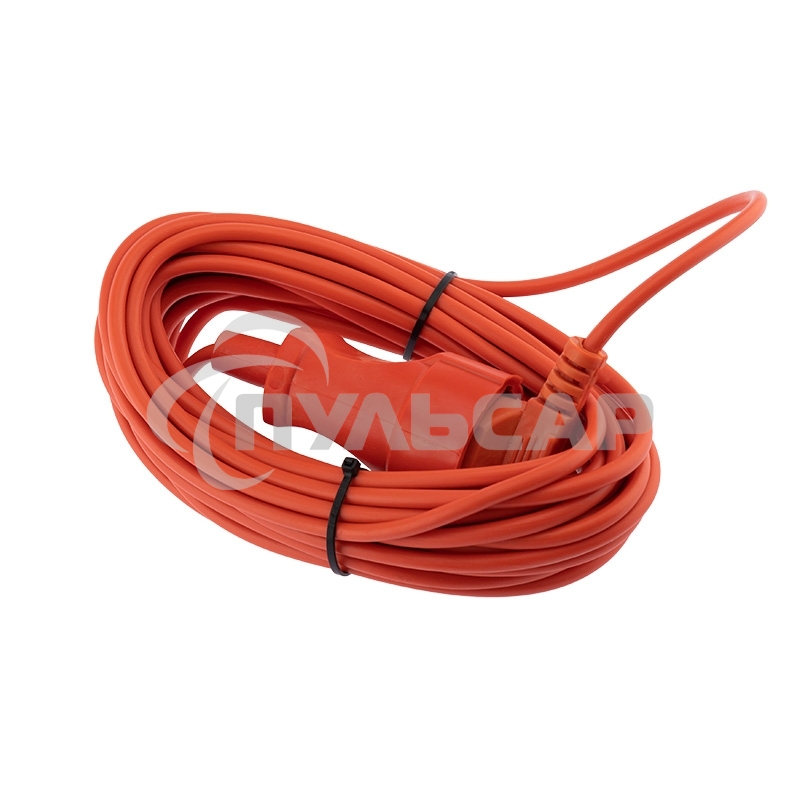 Удлинитель-шнур PROconnect ПВС 2х0.75, 10 м, б/з, 6 А, 1300 Вт, IP20, оранжевый (Сделано в России)