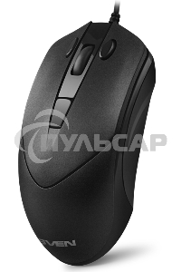 Мышь проводная SVEN RX-95 черный, 4000 dpi, USB, кнопки - 6